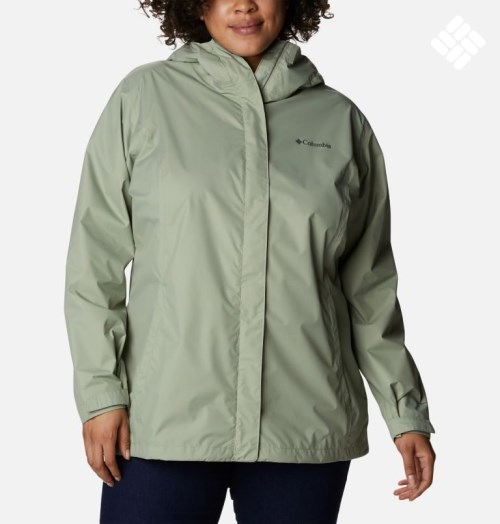 Women's Columbia Arcadia II Jackets Olive | Plus Size CA-O4A31